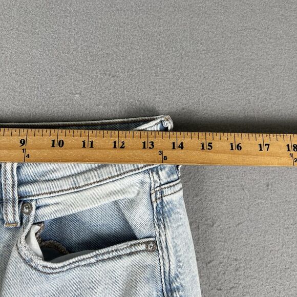 American Eagle Jeans Women’s 4 Mom Jean Stretch Light Wash High Rise - Picture 9 of 16